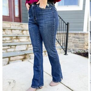 Judy Blue Better in Boots High Waist Slit Hem Slim Bootcut NWT LONG/TALL